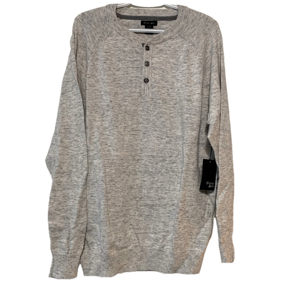 NEW! Porter + Ash Cozy Button Up Sweater Size XL